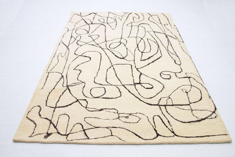 Tappeto di design - 243 x 153 cm - beige