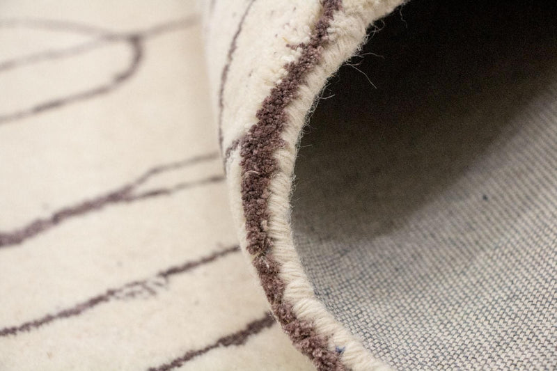 Tappeto di design - 243 x 153 cm - beige