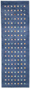 Tappeto corsia Tappeto Nepal - 240 x 80 cm - blu scuro
