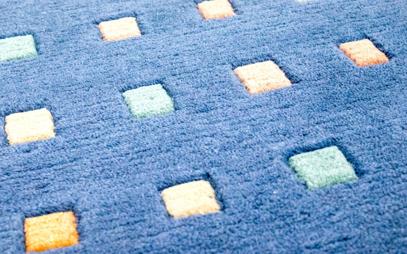 Tappeto corsia Tappeto Nepal - 240 x 80 cm - blu scuro