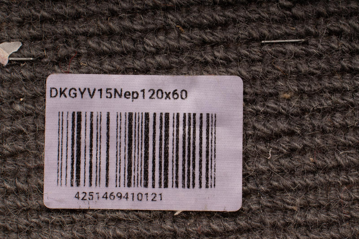 Tappeto Nepal - 120 x 60 cm - grigio