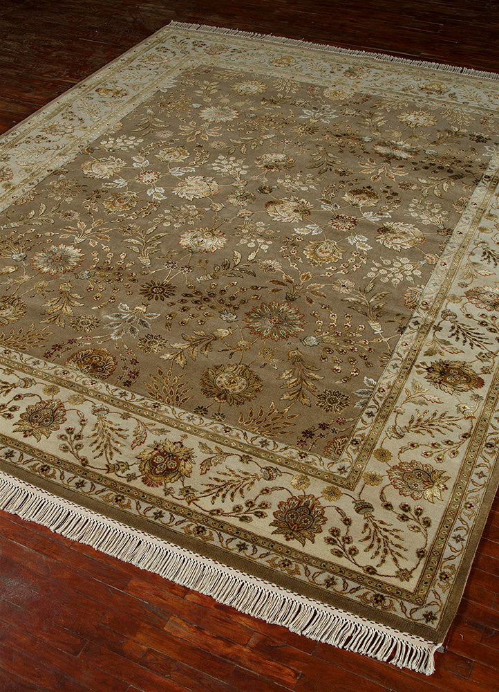 Tappeto di lana - 360 x 270 cm - beige