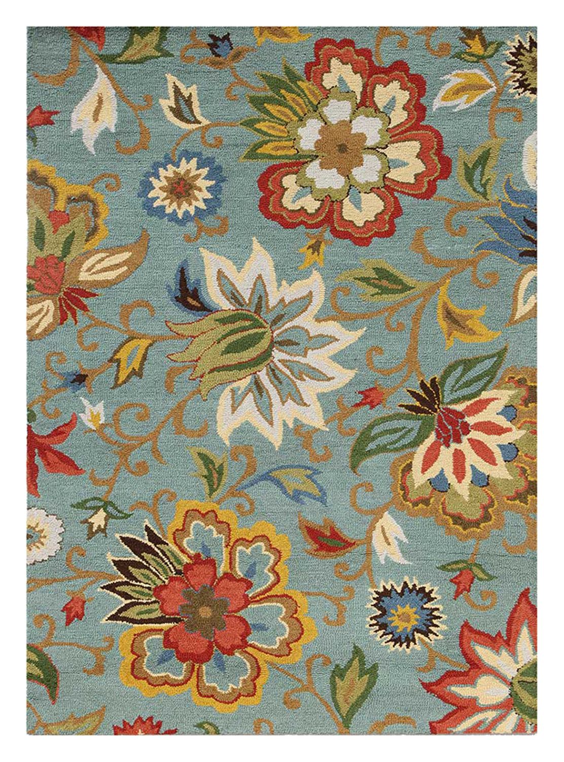 Tappeto di lana - 240 x 150 cm - multicolore