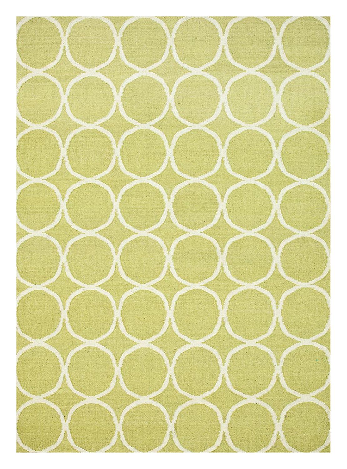 Tappeto di lana - 228 x 158 cm - verde chiaro