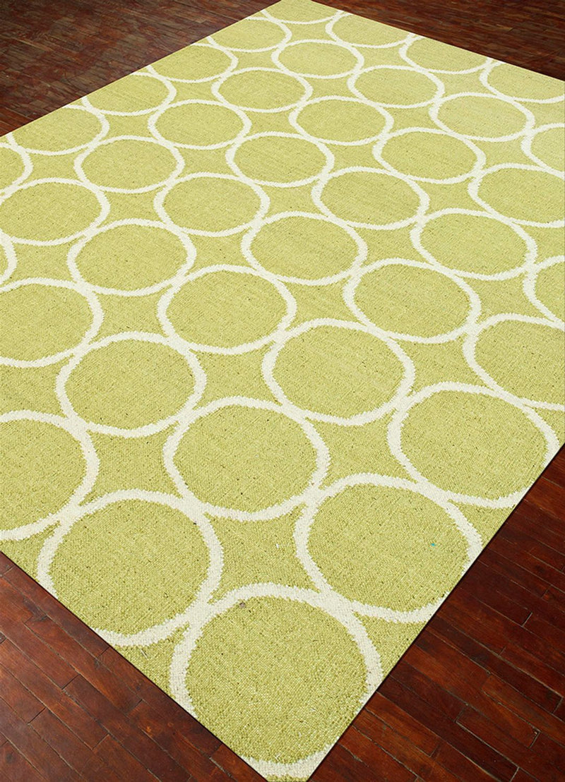 Tappeto di lana - 228 x 158 cm - verde chiaro