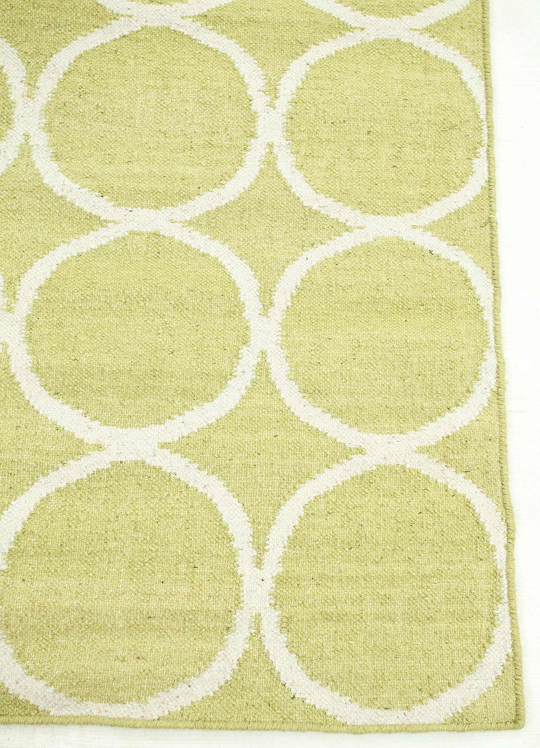 Tappeto di lana - 228 x 158 cm - verde chiaro