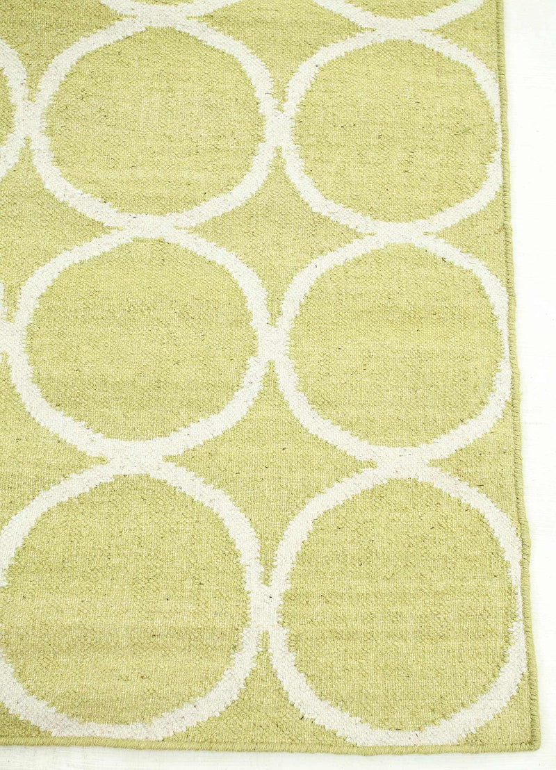 Tappeto di lana - 228 x 158 cm - verde chiaro