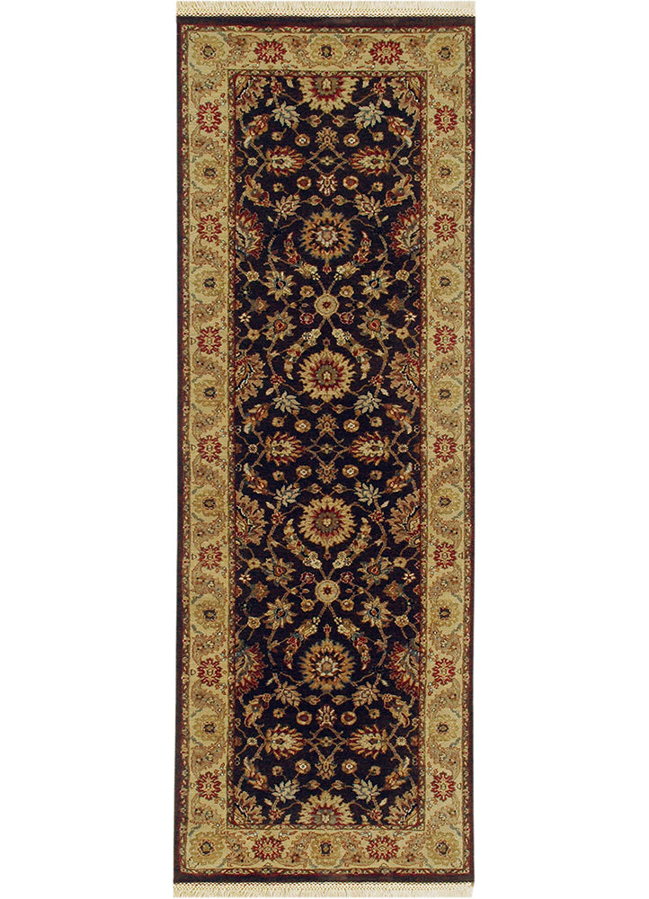 Tappeto corsia Tappeto di lana - 420 x 75 cm - beige