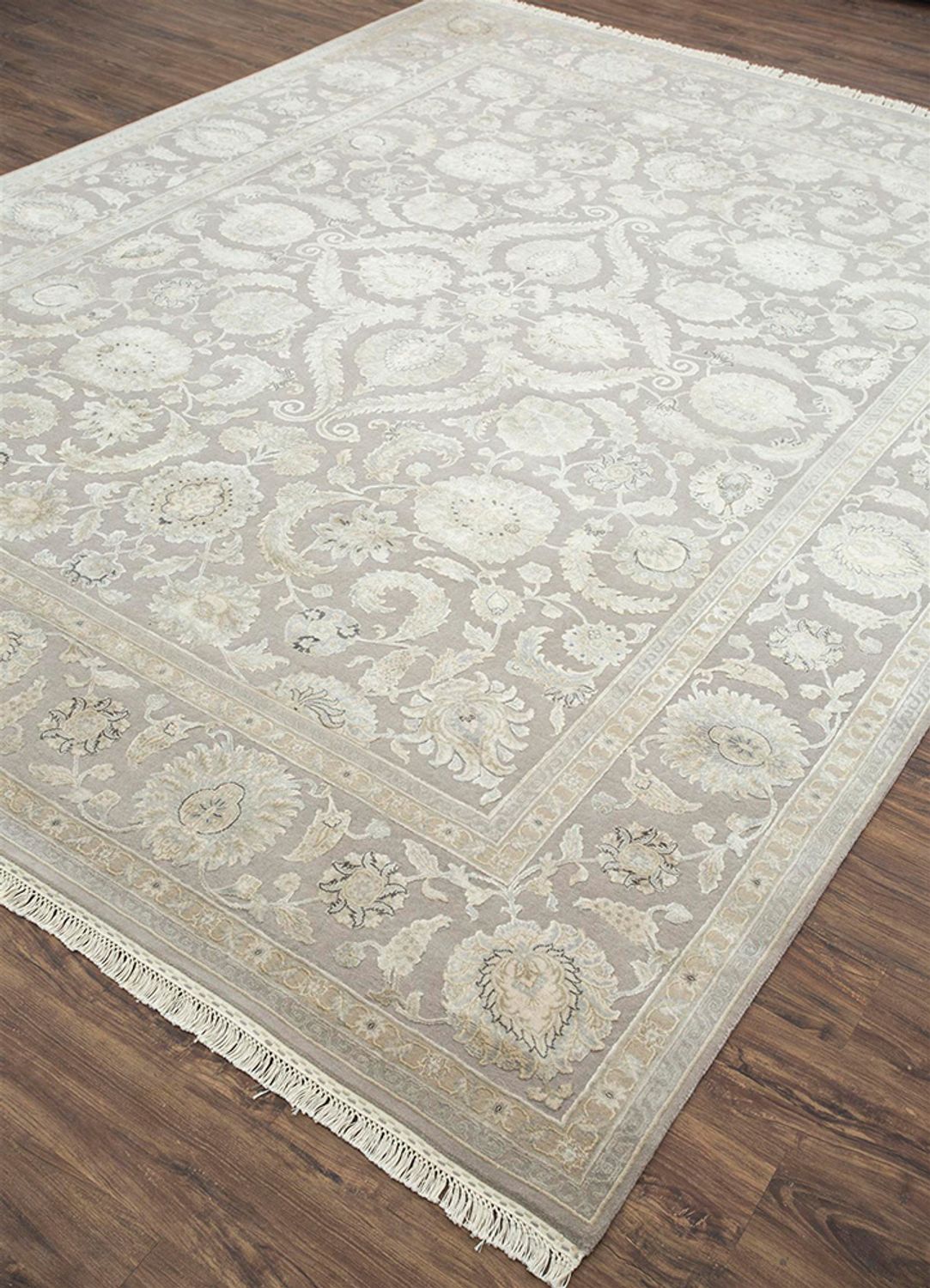 Tappeto corsia Tappeto di lana - 240 x 75 cm - taupe