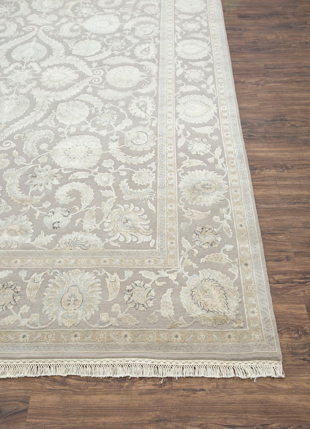 Tappeto corsia Tappeto di lana - 240 x 75 cm - taupe