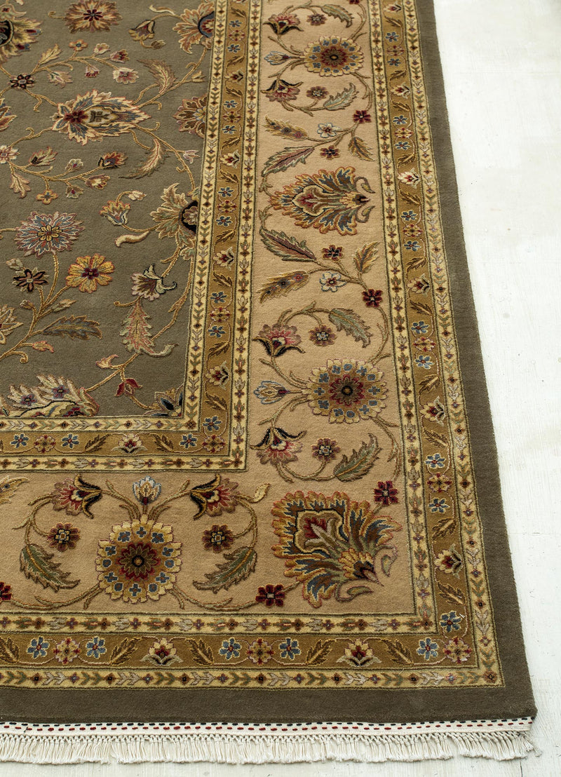 Tappeto corsia Tappeto di lana - 300 x 75 cm - verde