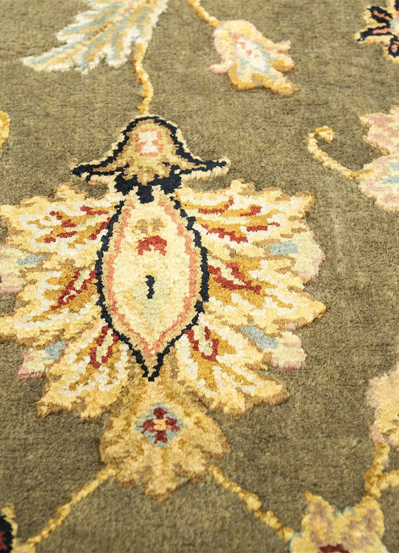 Tappeto corsia Tappeto di lana - 300 x 75 cm - verde