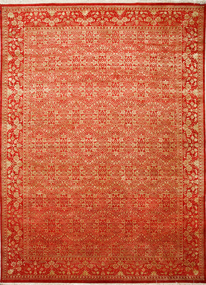 Tappeto di lana - 395 x 295 cm - arancione