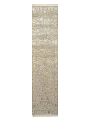 Tappeto corsia Tappeto di lana - 240 x 75 cm - crema