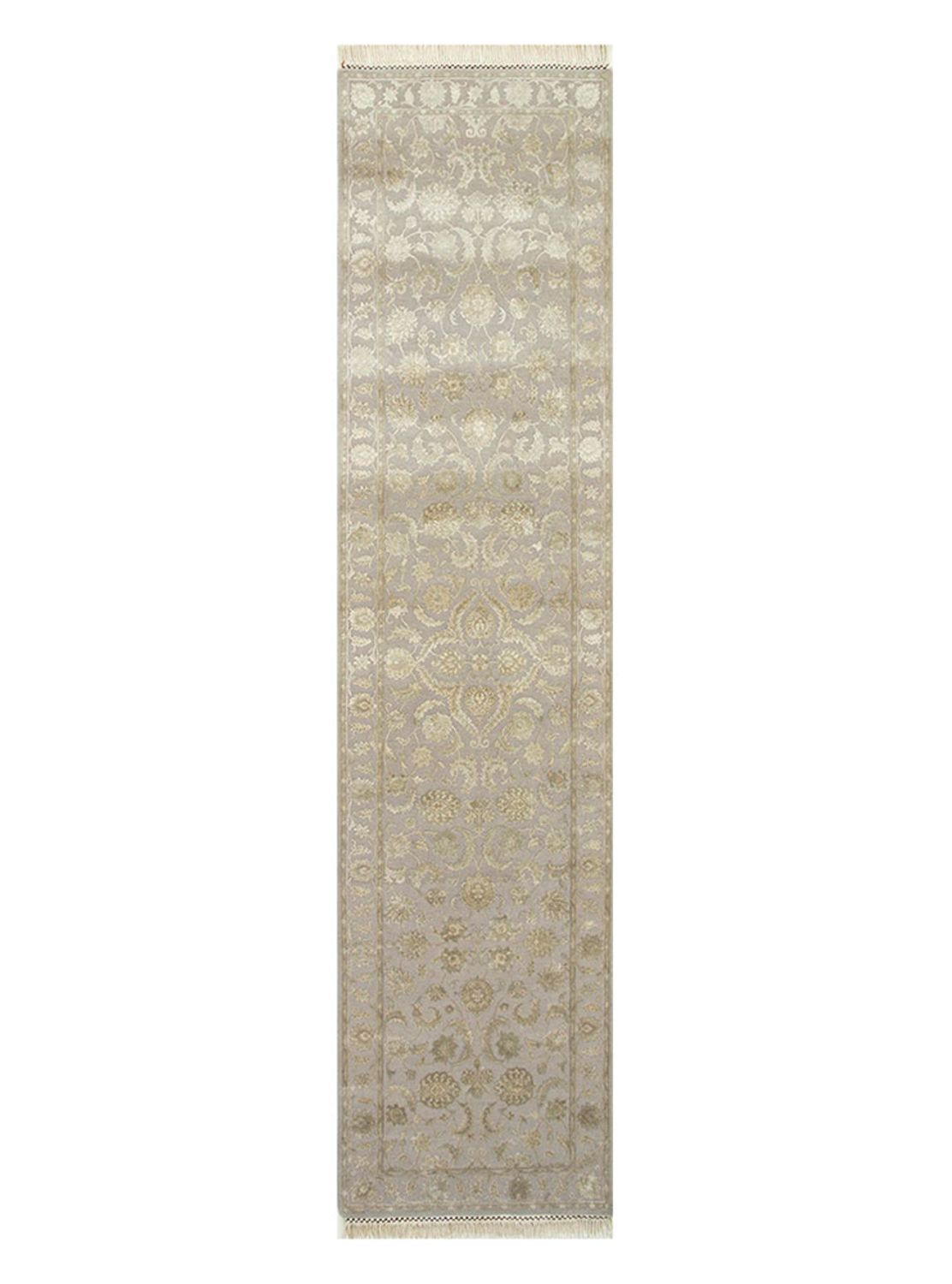 Tappeto corsia Tappeto di lana - 240 x 75 cm - crema