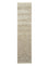 Tappeto corsia Tappeto di lana - 240 x 75 cm - crema