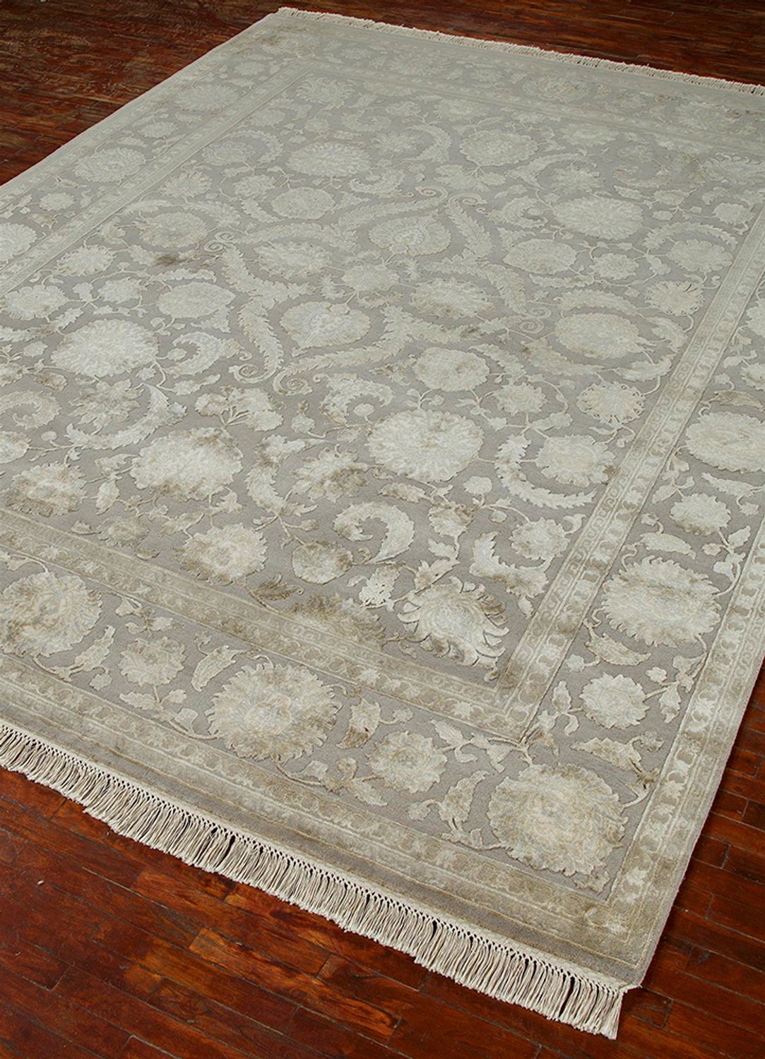 Tappeto corsia Tappeto di lana - 240 x 75 cm - crema