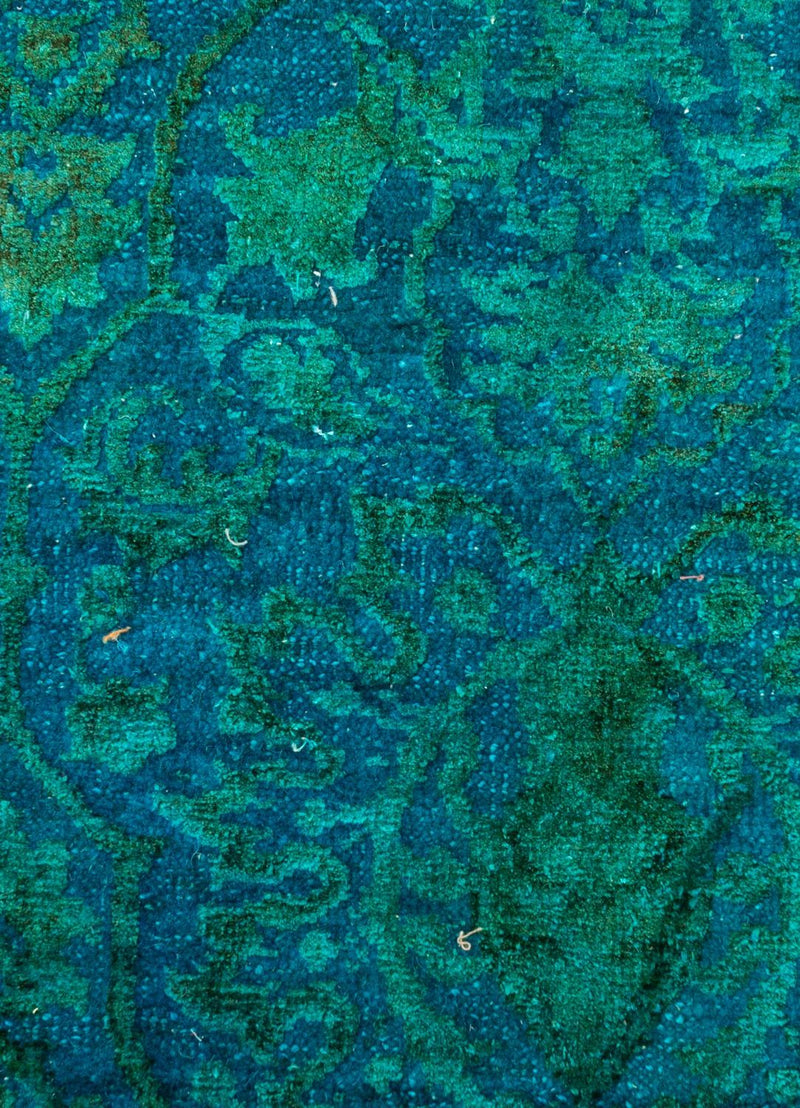 Tappeto di lana - 300 x 240 cm - blu petrolio