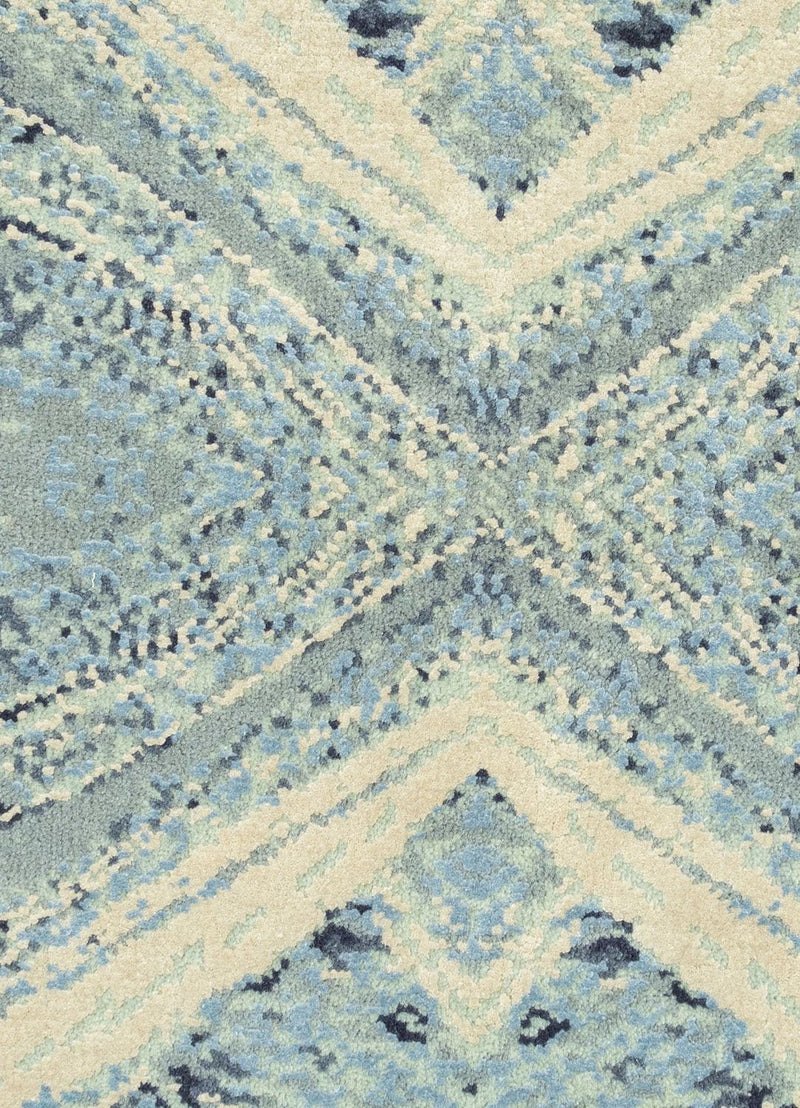 Tappeto di lana - 300 x 240 cm - blu chiaro