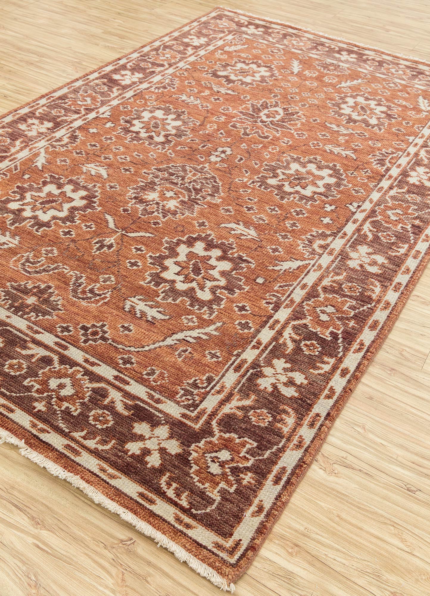 Tappeto di lana - 360 x 270 cm - arancione