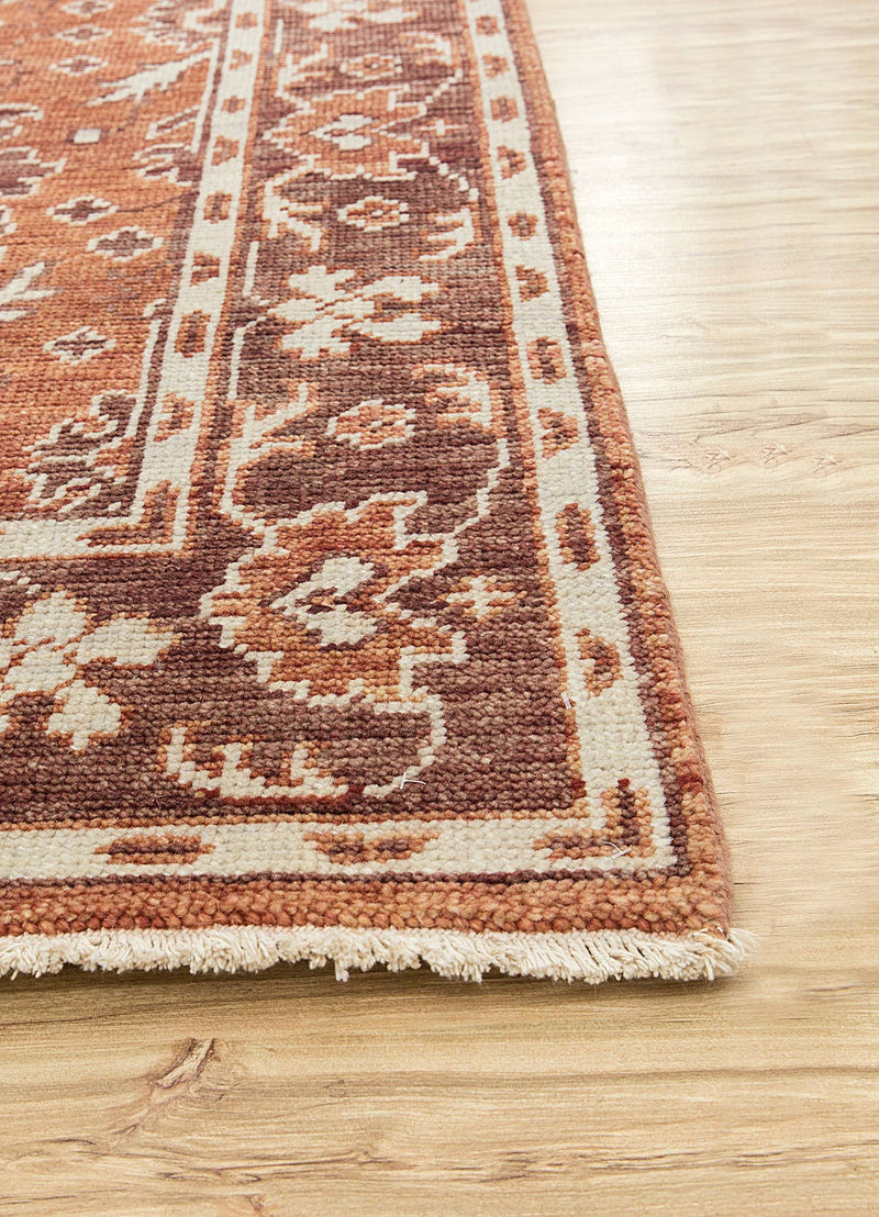 Tappeto di lana - 360 x 270 cm - arancione
