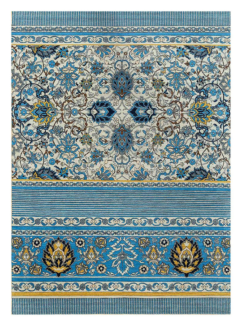 Tappeto di lana - 300 x 240 cm - blu