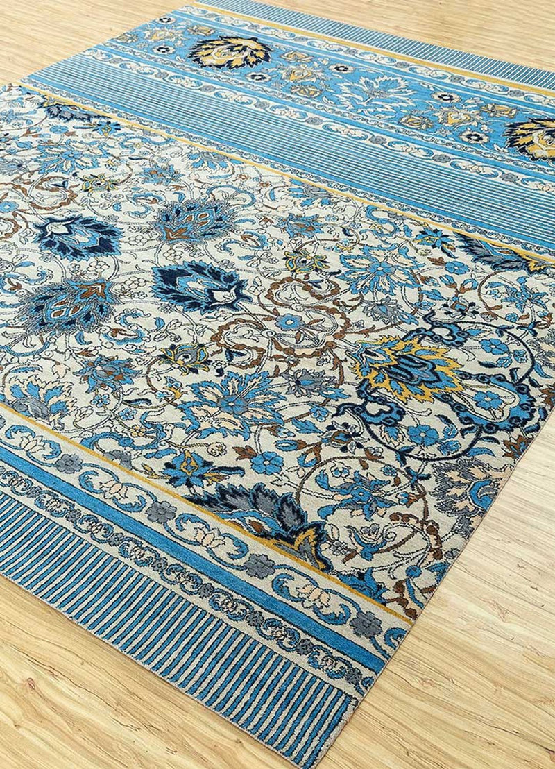 Tappeto di lana - 300 x 240 cm - blu