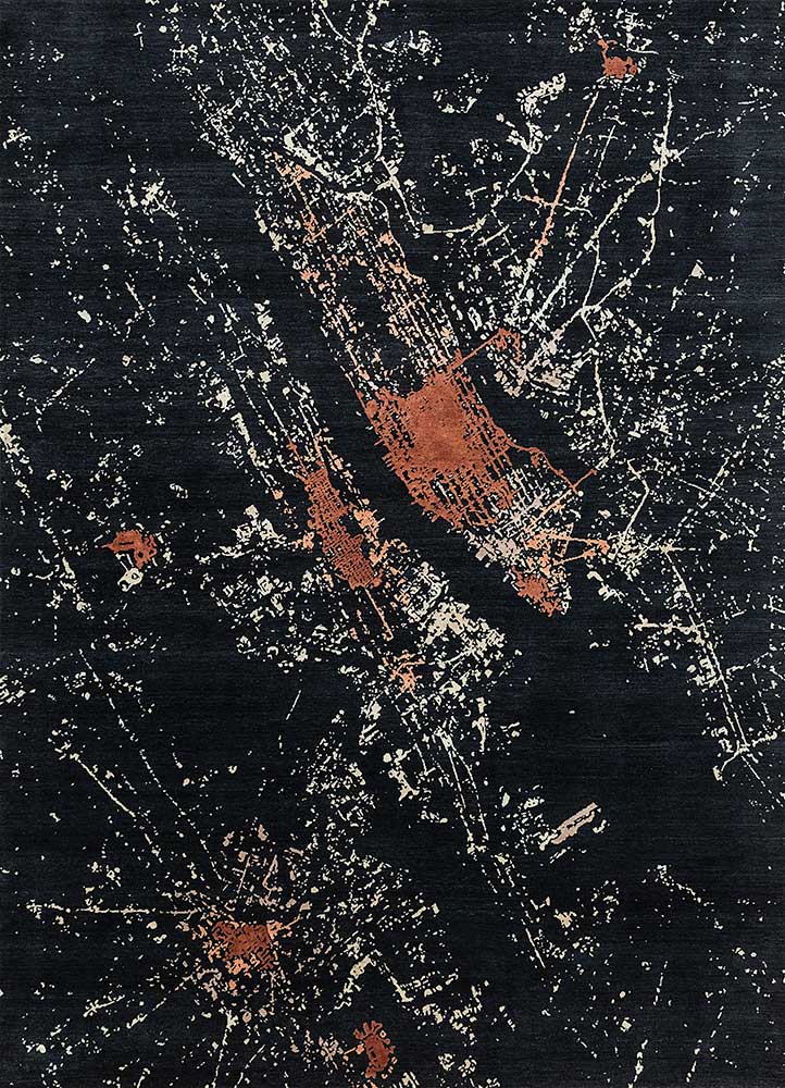 Tappeto di lana - 300 x 240 cm - nero