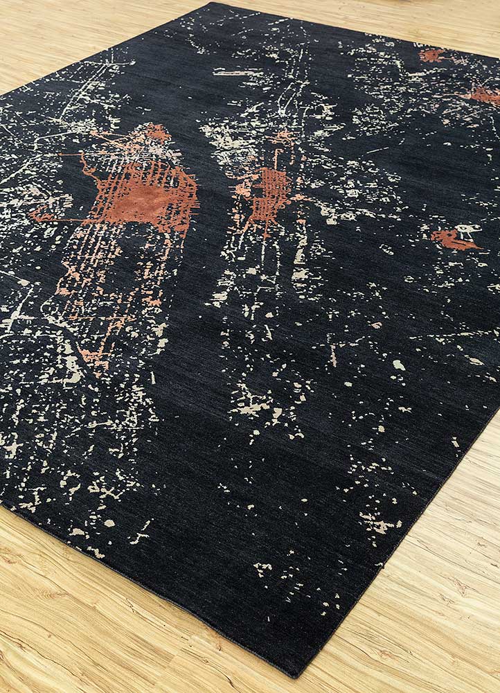 Tappeto di lana - 300 x 240 cm - nero