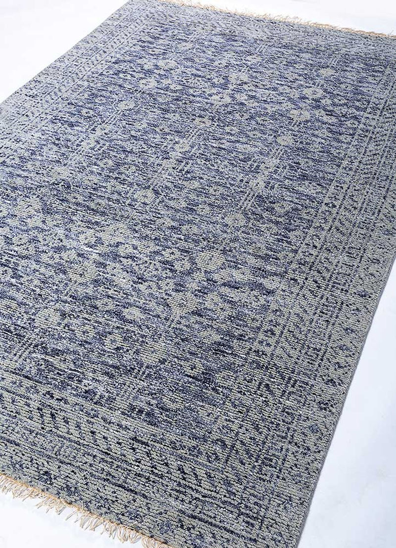 Tappeto di lana - 240 x 150 cm - blu