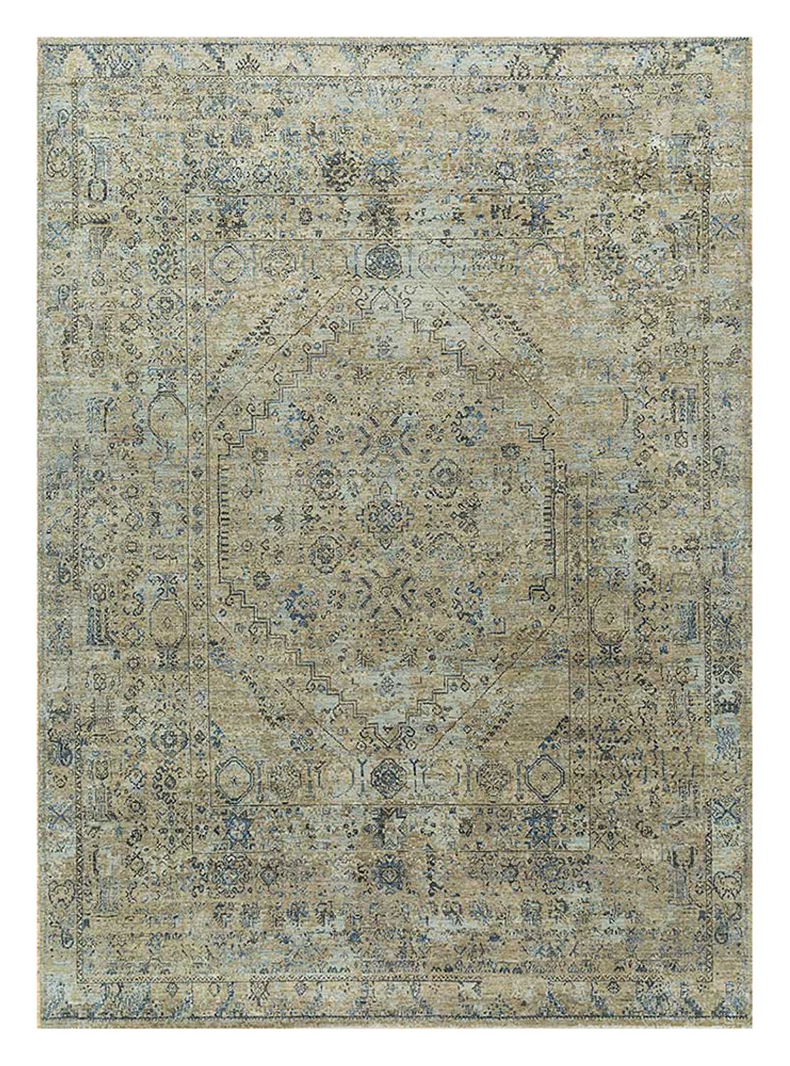 Tappeto di lana - 240 x 170 cm - verde menta