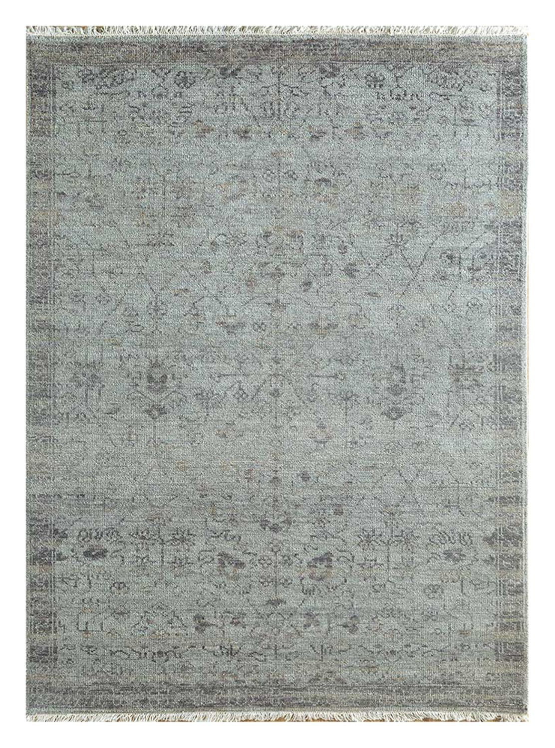 Tappeto di lana - 300 x 240 cm - blu cielo