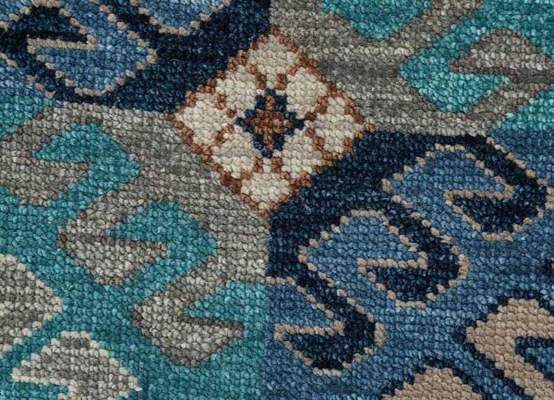 Tappeto di lana - 240 x 150 cm - blu chiaro