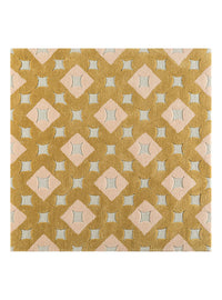 Tappeto di lana quadrato  - 180 x 180 cm - oro