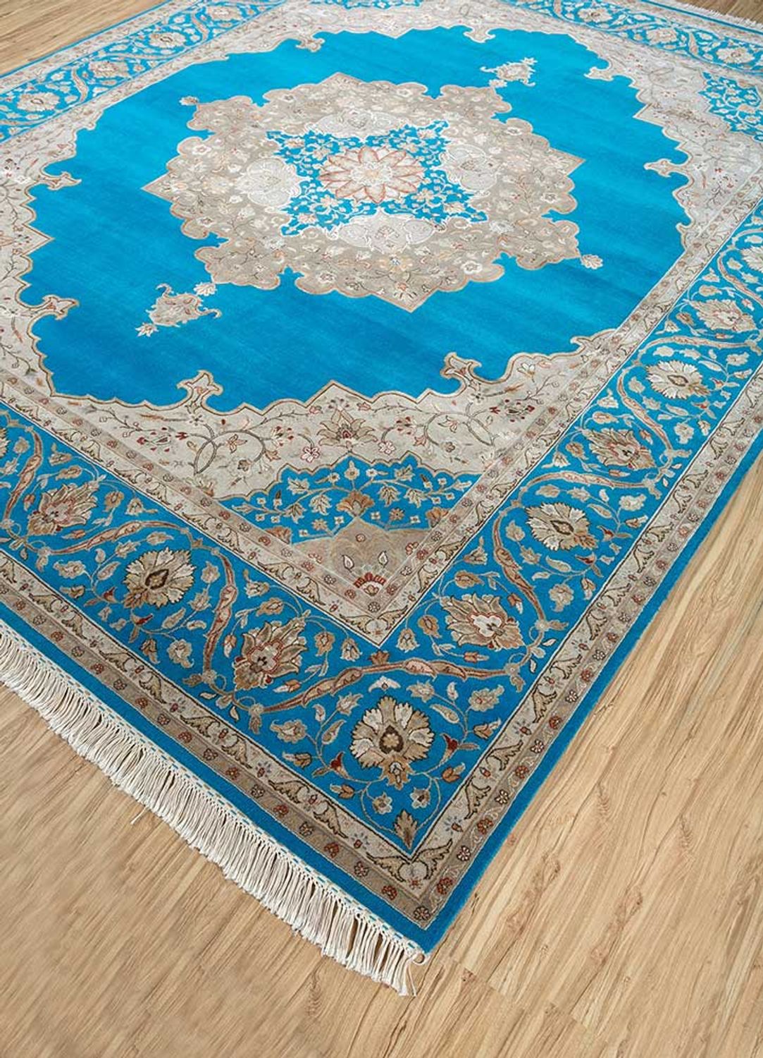 Tappeto di lana - 300 x 240 cm - blu