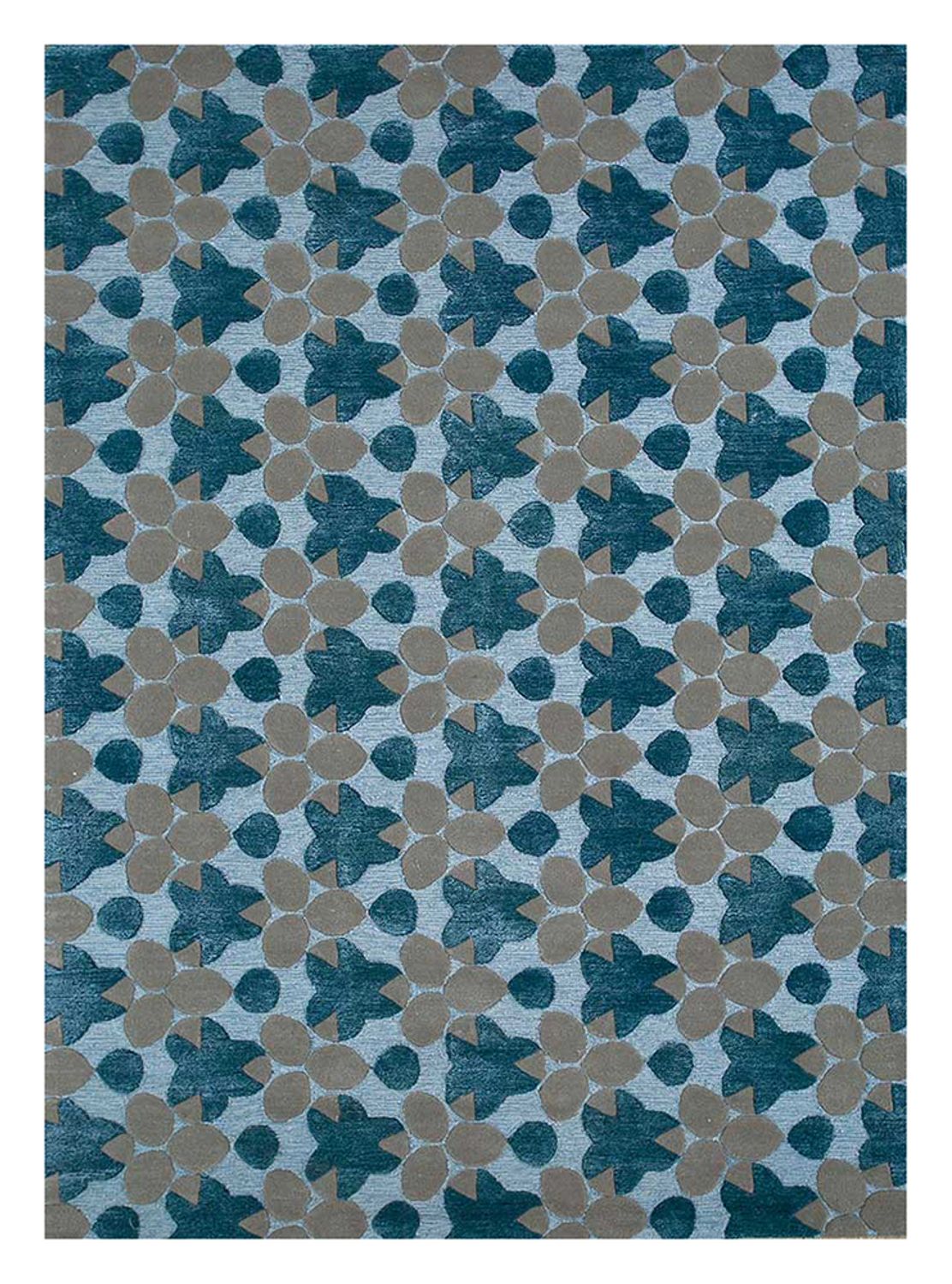Tappeto di lana - 240 x 170 cm - blu