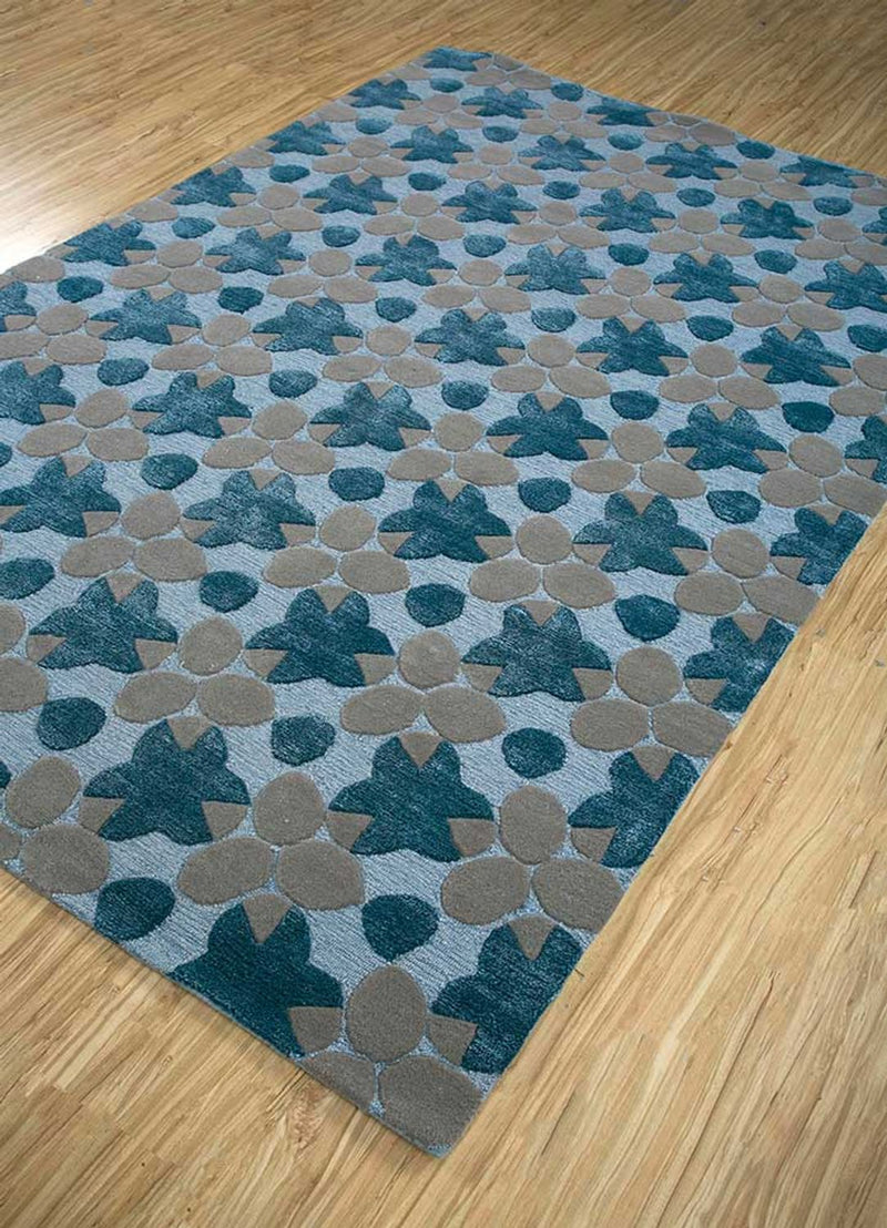 Tappeto di lana - 240 x 170 cm - blu