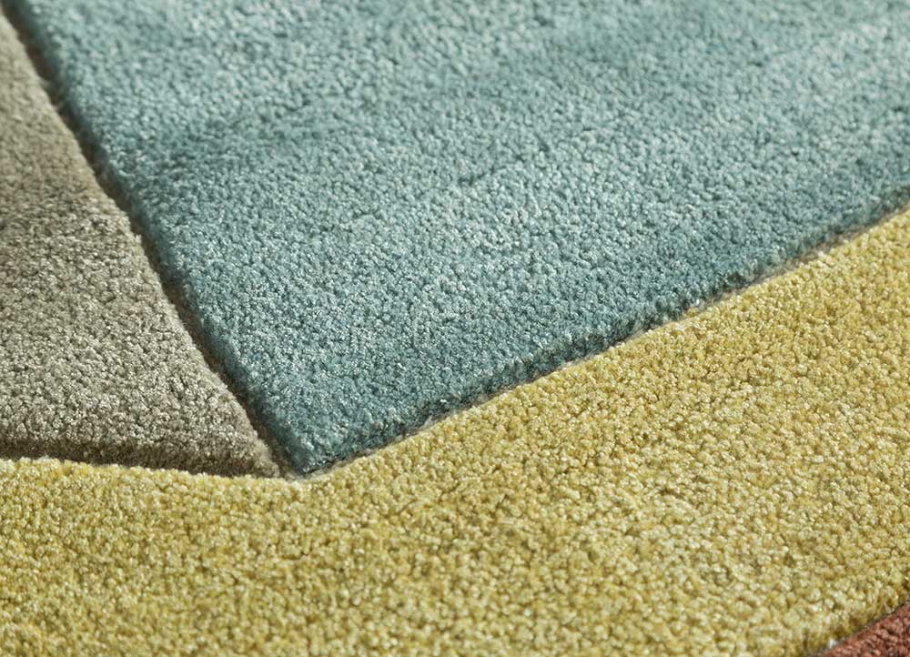Tappeto di lana - 240 x 170 cm - oro