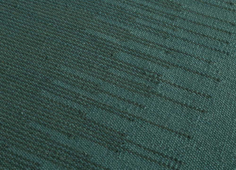 Tappeto di lana - 240 x 150 cm - verde scuro