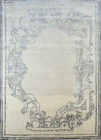 Tappeto di lana - 300 x 240 cm - crema