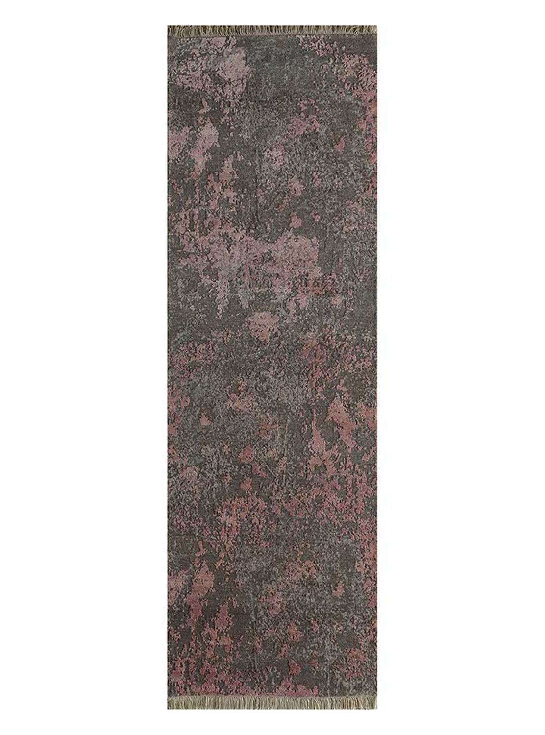 Tappeto corsia Tappeto di lana - 240 x 75 cm - grigio