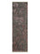 Tappeto corsia Tappeto di lana - 240 x 75 cm - grigio