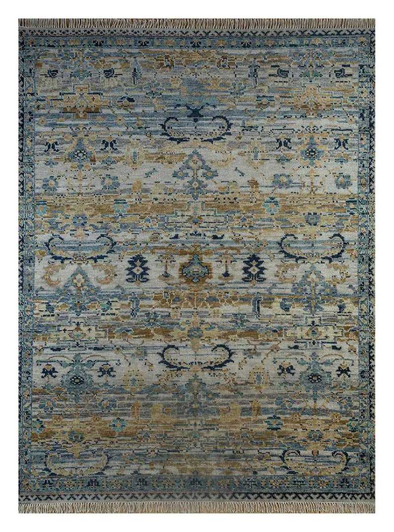 Tappeto di lana - 300 x 240 cm - blu mare