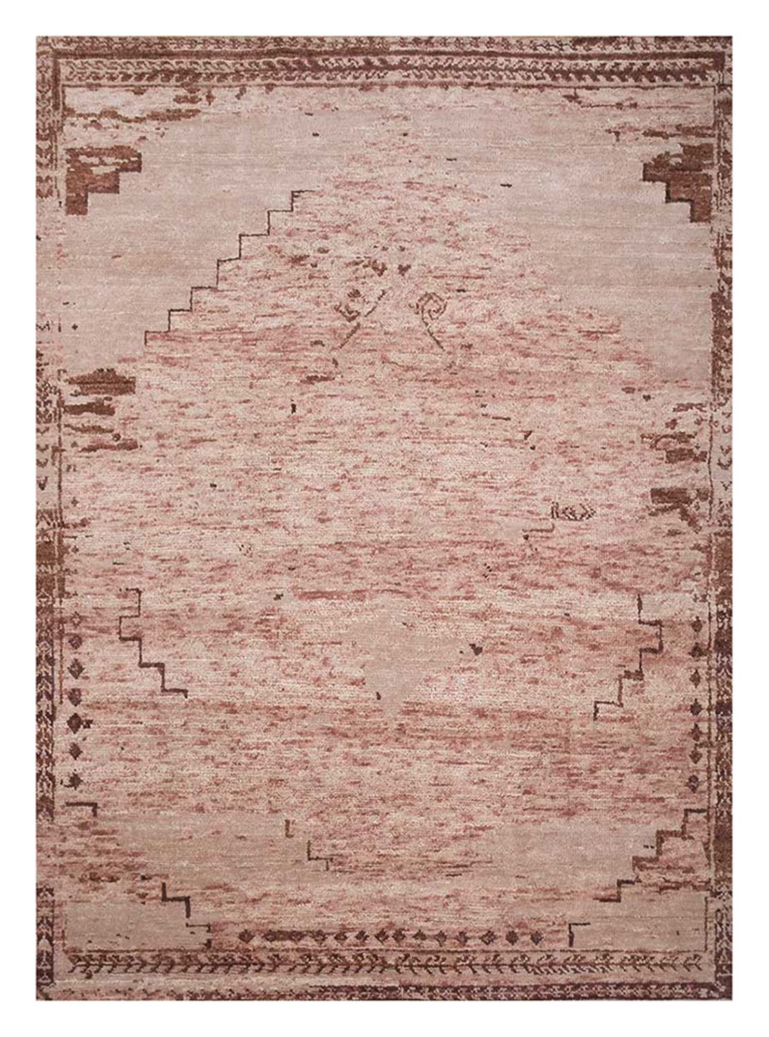 Tappeto vintage - 300 x 240 cm - salmone