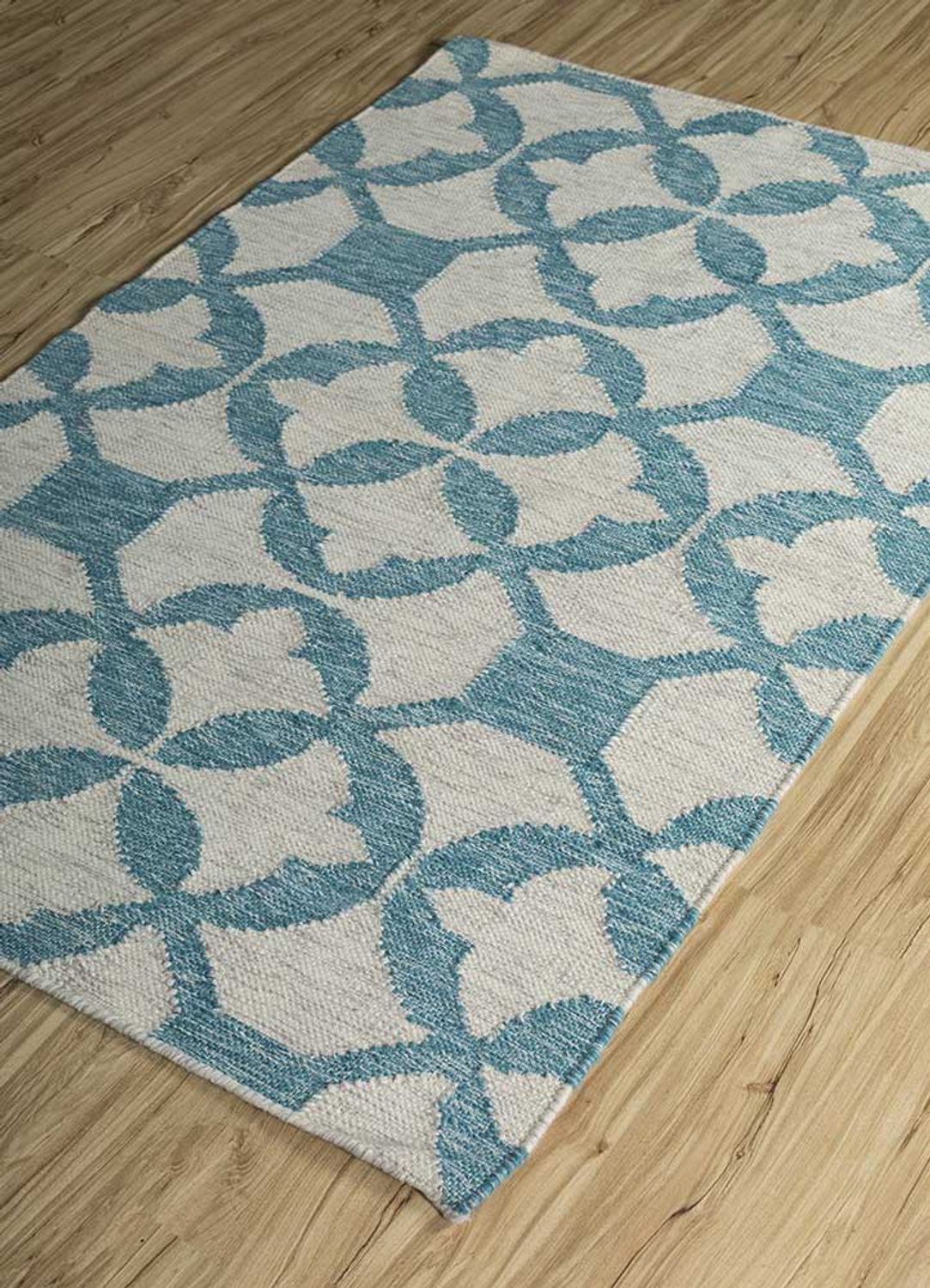 Tappeto di lana - 300 x 240 cm - turchese