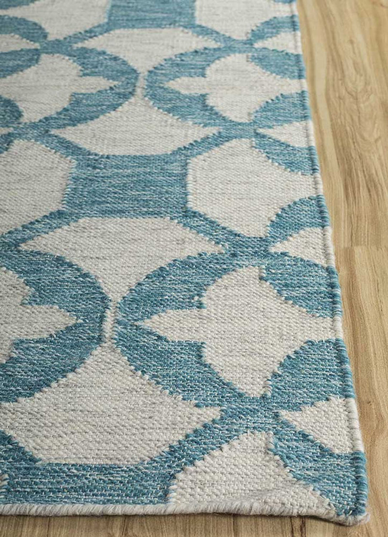 Tappeto di lana - 300 x 240 cm - turchese