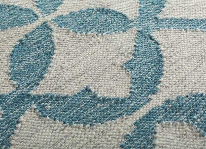Tappeto di lana - 300 x 240 cm - turchese
