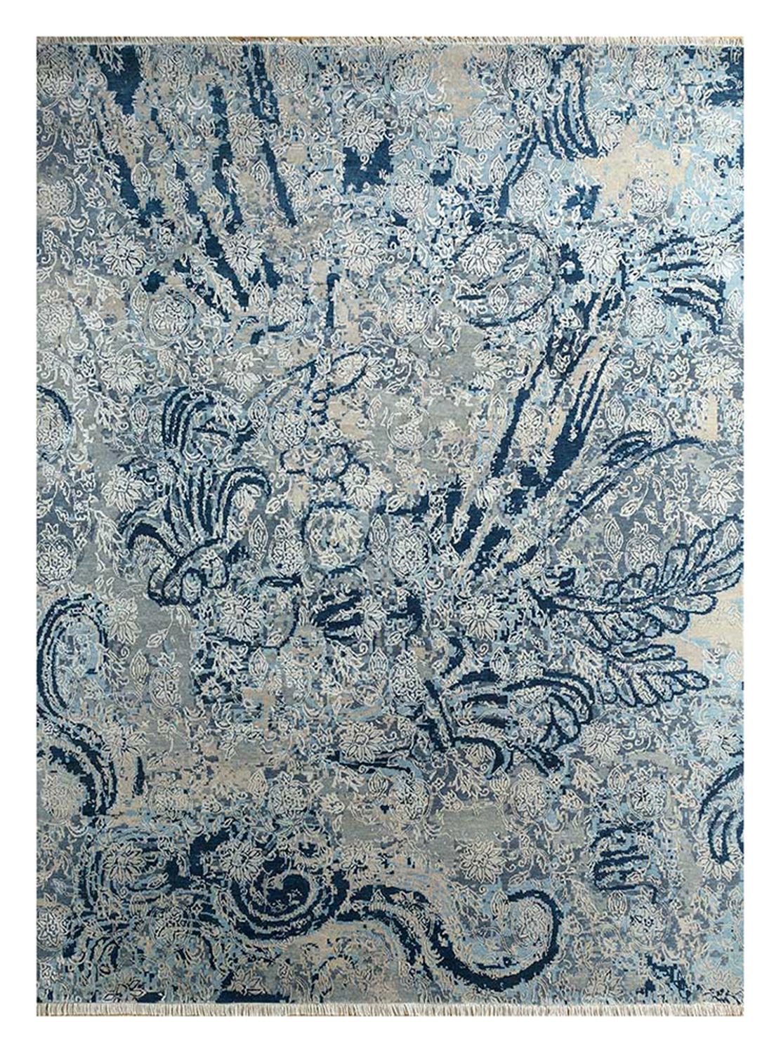 Tappeto di lana - 300 x 240 cm - blu