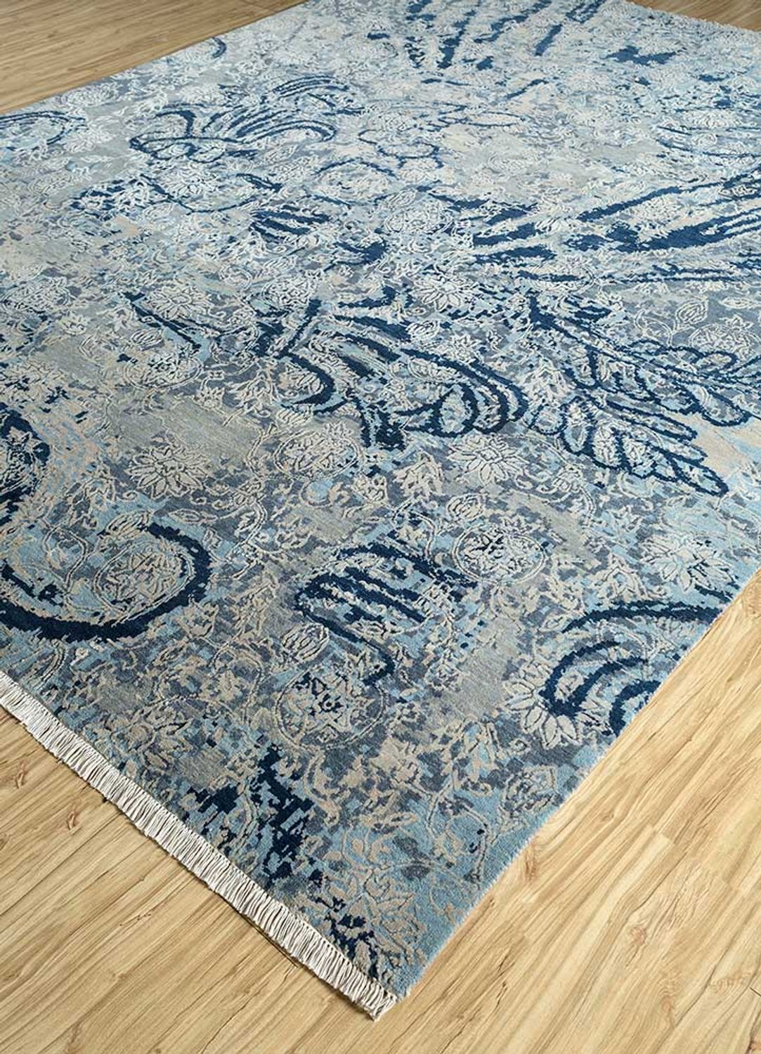 Tappeto di lana - 300 x 240 cm - blu