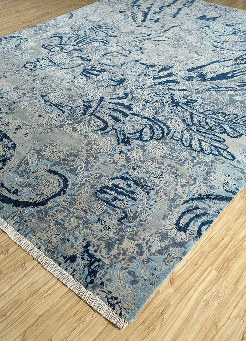 Tappeto di lana - 300 x 240 cm - blu
